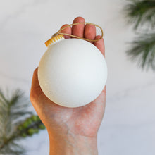 Load image into Gallery viewer, Eco Christmas Bauble - White