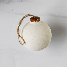 Load image into Gallery viewer, Eco Christmas Bauble - White
